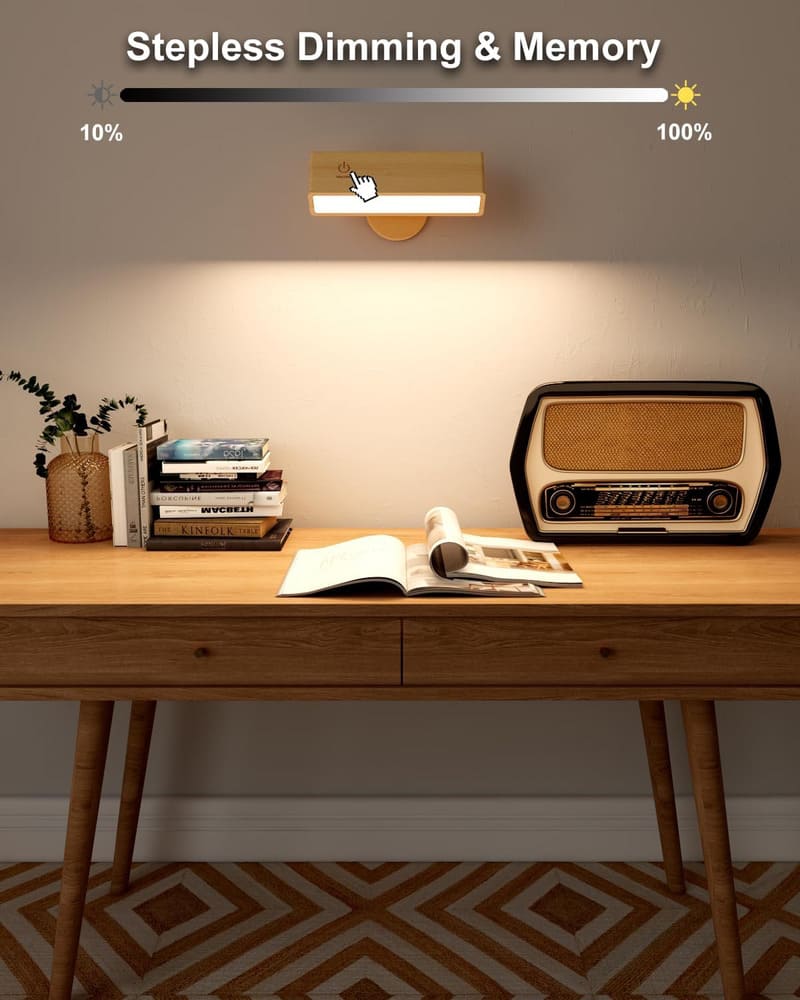 Bedroom, kitchen, wardrobe... wherever you need light, just stick it on and it's bright! How does this reading light do it?cid=32