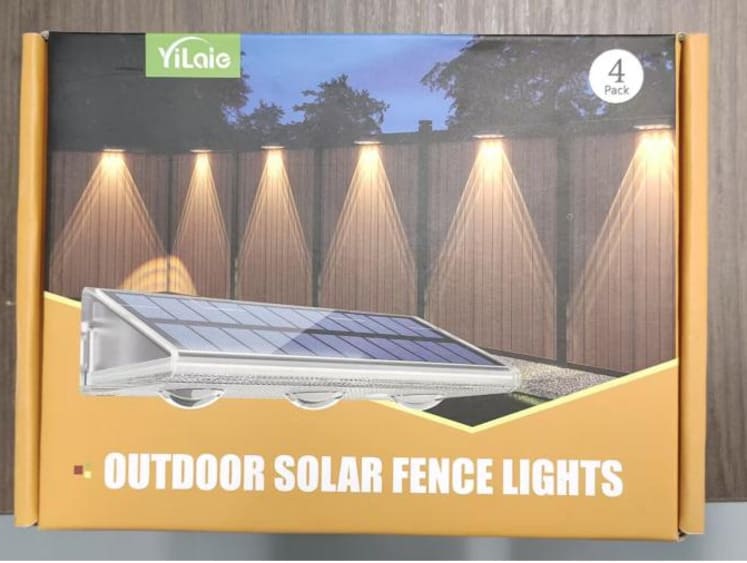 Solar Fence Wall Lights
