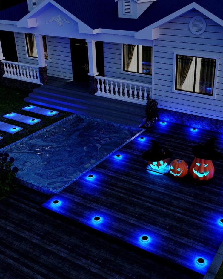 Solar Led Deck Light ( Bevel )