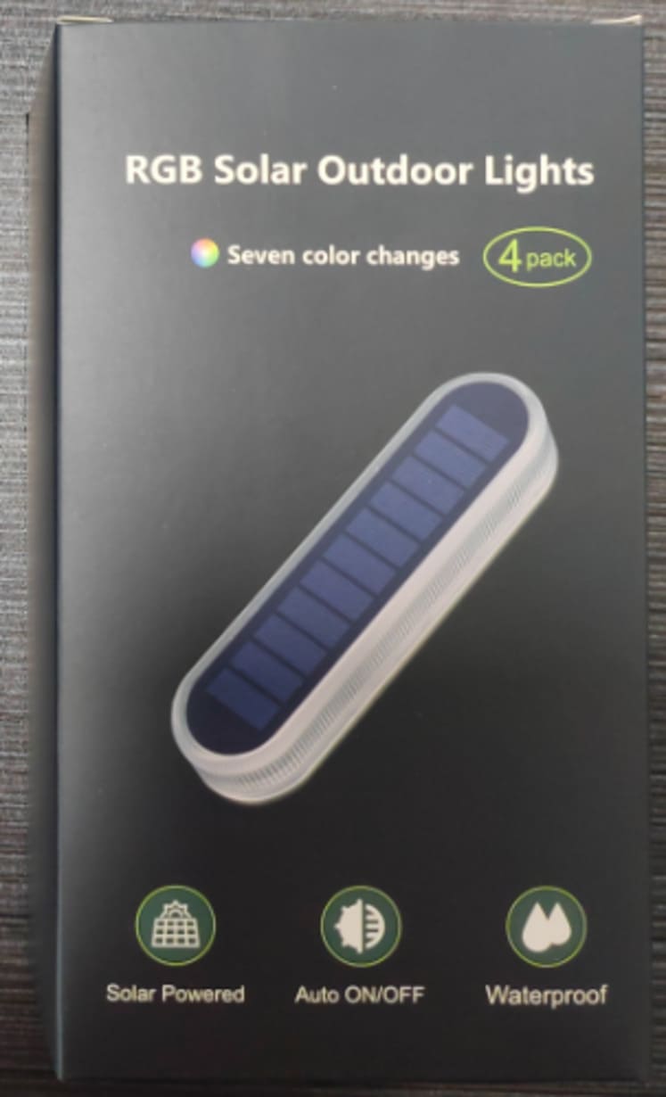 Solar Led Deck Light (RGB)