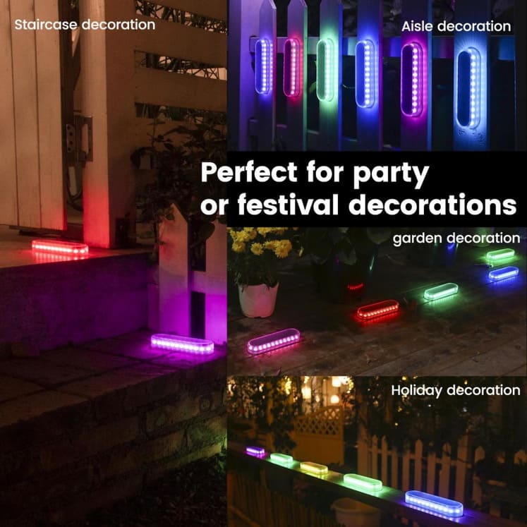 Solar Led Deck Light (RGB)