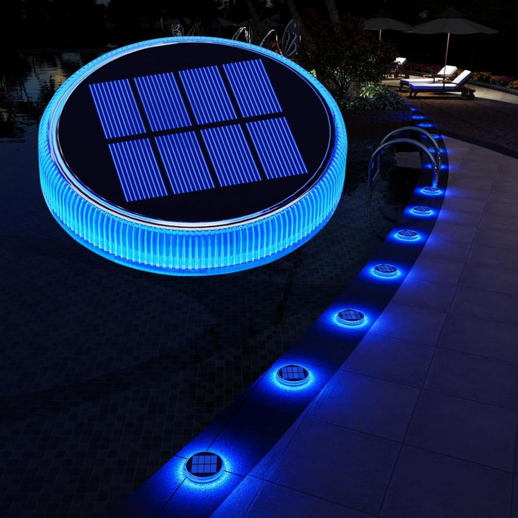Solar Led Deck Light ( Round )
