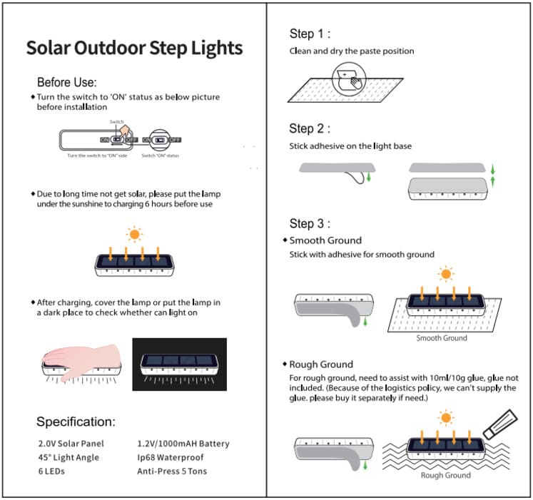 Solar Led Step Light