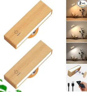 Solid Beech Wooden Wall Light