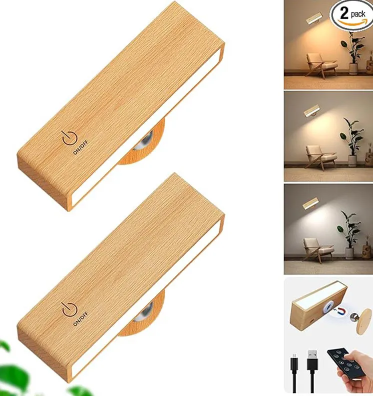 Solid Beech Wooden Wall Light
