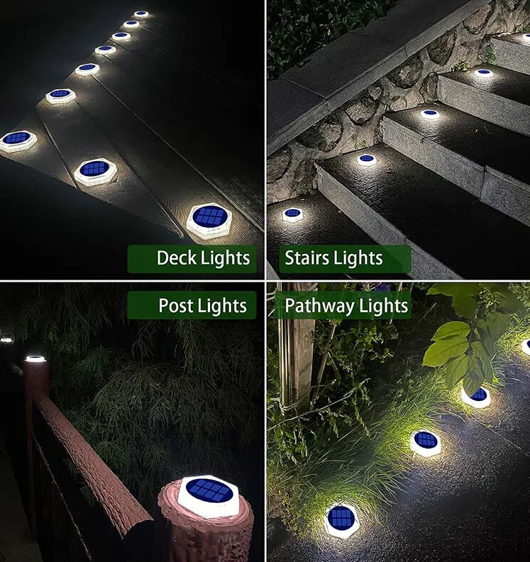 Solar Led Deck Light ( Hexagon )