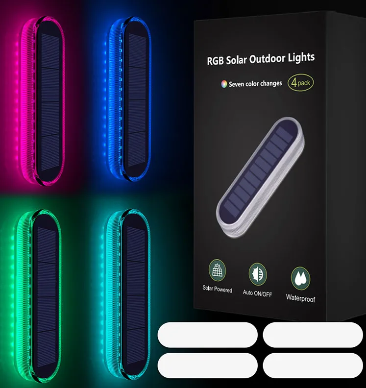 Solar Led Deck Light (RGB)