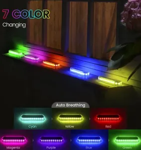 Solar Led Deck Light (RGB)