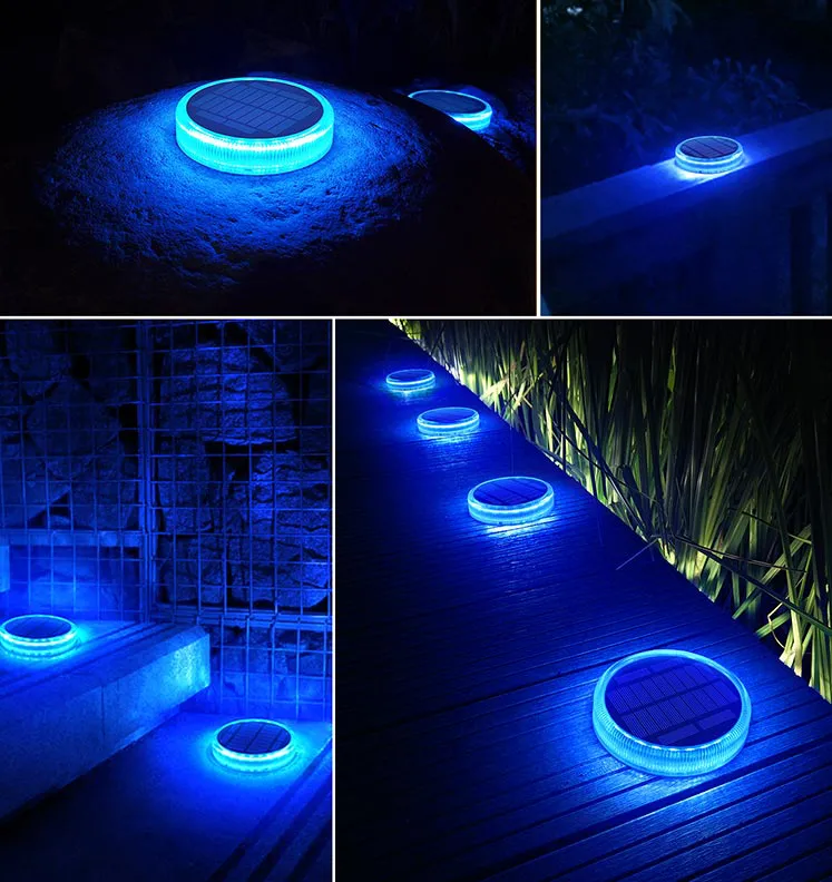 Solar Led Deck Light ( Round )