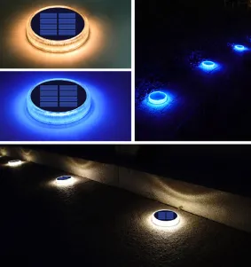 Solar Led Deck Light ( Round )
